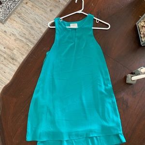 Blueish green Everly dress size M worn once